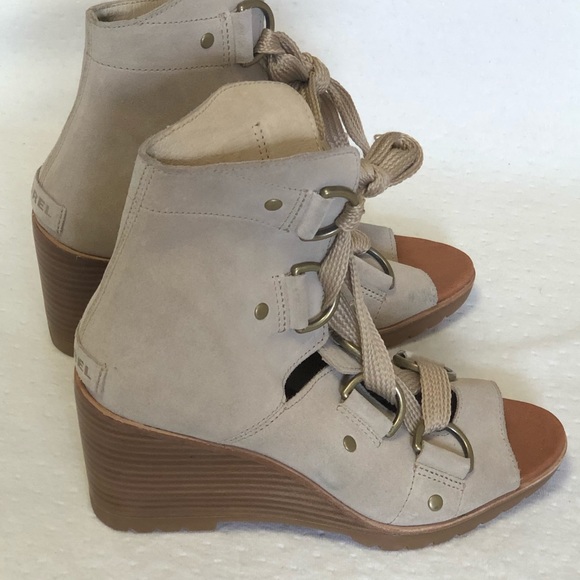 New Sorel open toe lace up bootie - Picture 3 of 8